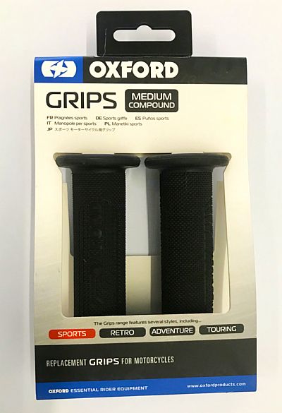 OXFORD Χειρολαβες Μηχανης η Σκουτερ Sports - Σε Μαυρο Χρωμα