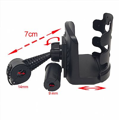 ΠΟΤΗΡΟΘΗΚΗ ΚΑΦΕ για Καθρεπτη Scooter η Μηχανης και Μικρο Μπαρακι