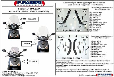 FABBRI Ζελατινα SYM HD 300 ( 2019 ) SUMMER