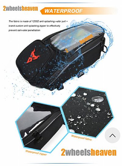 MOTOCENTRIC 8 Lt - Tank Bag - Σακος Ρεζερβουαρ Μηχανης