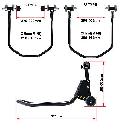 UNIT Street stand Πίσω Τροχού Μηχανης