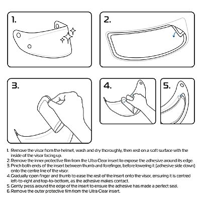 OXFORD PINLOCK - Αντιθαμβωτικη Ζελατινα Κρανους Universal - Ultra Clear Pro 