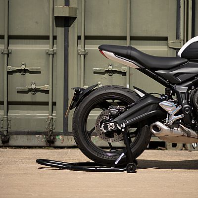 OXFORD stand Πίσω Τροχού Μηχανης με Bobbins σε Μαυρο Χρωμα