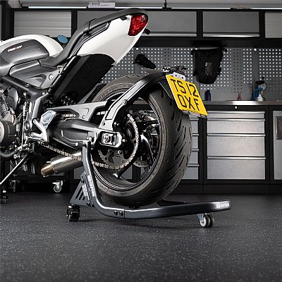 OXFORD Zero -G Stand Πίσω Τροχού Μηχανης ( Με κυλιομενους Τροχους που μεταφερει την Μηχανη )