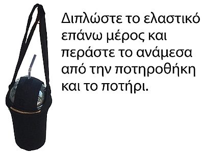 ΠΟΤΗΡΟΘΗΚΗ ΚΑΦΕ Υφασματινη για ΚΑΘΡΕΠΤΗ η Γαντζακι