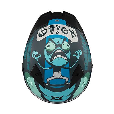 AXXIS Fenix - Angry face Μπλε Μatt