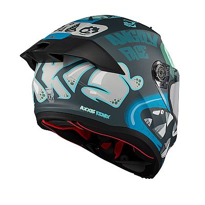 AXXIS Fenix - Angry face Μπλε Μatt