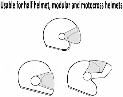 TWINS Ενδοεπικοινωνία Μονοφωνικη Bluetooth HF 1.0 DUAL Interphone ( Ευκολη τοποθετηση )
