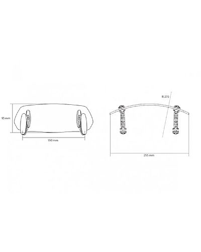 PUIG ΠΡΟΣΘΗΚΗ ΠΑΡΜΠΡΙΖ - Διαφανη η Smoke με CLIP UNIVERSAL