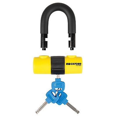 OXFORD Λουκετο Δισκοφρενου και Αλυσιδας - HD MAX Κιτρινο 14 mm