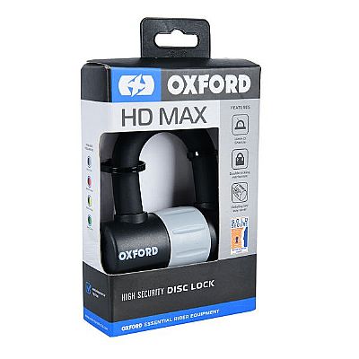 OXFORD ΛΟΥΚΕΤΟ ΔΙΣΚΟΦΡΕΝΟΥ και ΑΛΥΣΙΔΑΣ - HD MAX Μαυρο 14 mm