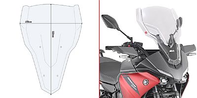 GIVI Παρμπριζ YAMAHA TRACER 7 & 7 Gt 2020 - 2024