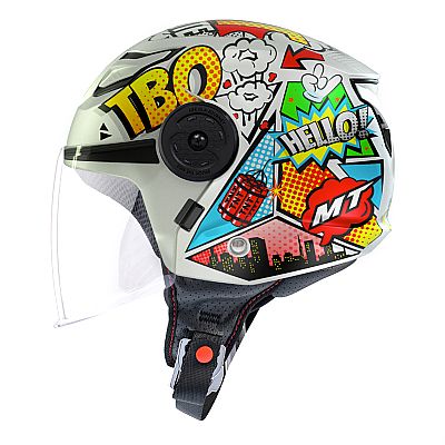 MT Lite TBO Παιδικο Jet Κρανος - Junior Ασπρο Gloss