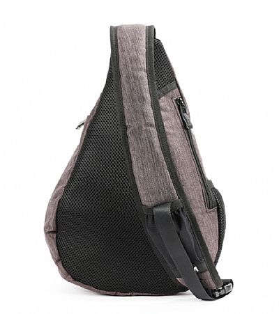 Ανδρικη Τσαντα Ωμου - Σε Ανθρακι Χρωμα