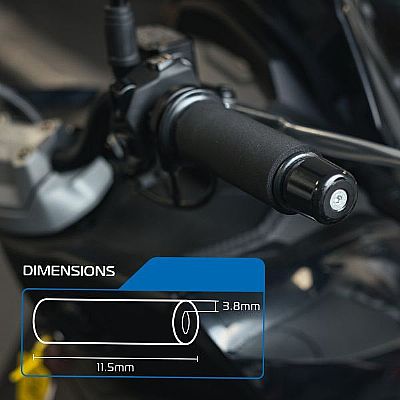 OXFORD Χειρολαβές Μηχανης απο NEOPRENE - σε Μαύρο Χρωμα