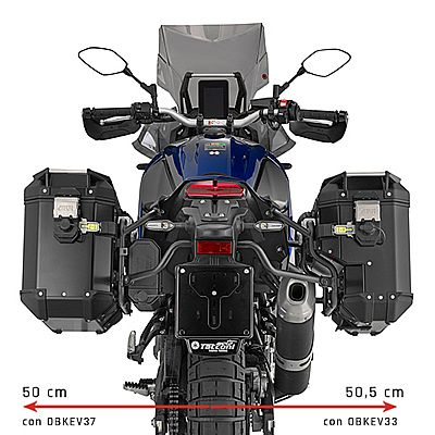 YAMAHA TENERE 700 cc - 2019 + 700 World Raid '22 - Βασεις Πλαινων Βαλιτσων GIVI
