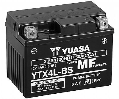 ZONTES T310 - ΜΠΑΤΑΡΙΑ ΜΗΧΑΝΗΣ YUASA YTX4L - BS