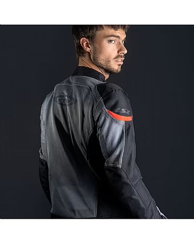 LS2 Καλοκαιρινο Μπουφαν Μηχανης - AIRY Γκρι Μαυρο Κοκκινο