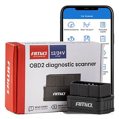 Διαγνωστικό Αυτοκινήτου OBD 2 | Τύπου ELM327 Bluetooth - Τάση 12V