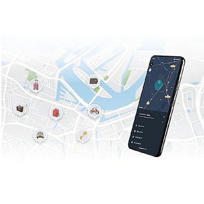 GPS TRACKER - OPTITAG για ΜΗΧΑΝΗ SCOOTER ΑΥΤΟΚΙΝΗΤΟ ΠΟΔΗΛΑΤΟ με μπρελόκ για συσκευες ANDROID