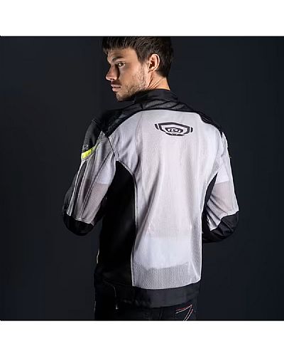 LS2 Καλοκαιρινο Μπουφαν Μηχανης - AIRY GREY YELLOW