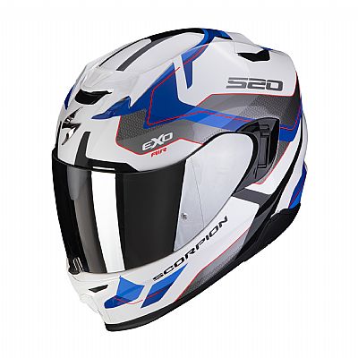 SCORPION EXO-520 EVO AIR ELAN WHITE BLUE