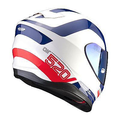 SCORPION EXO 520 AIR LEMANS WHITE BLUE RED