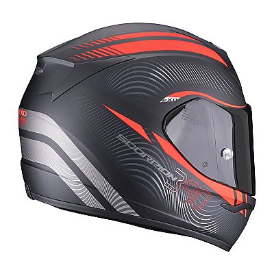 SCORPION EXO 390 STING MAT BLACK RED