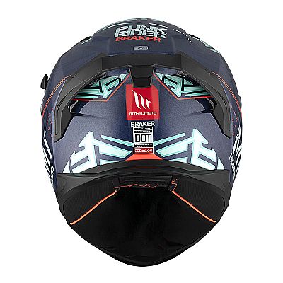 MT Braker SV Punk Rider Μαύρο - Μπλε ματ