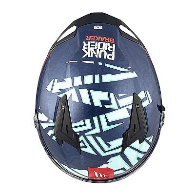 MT Braker SV Punk Rider Μαύρο - Μπλε ματ