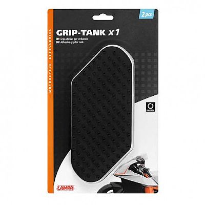 Πλαινα TANK - GRIP Aυτοκολλητα για το Ρεζερβουαρ της Lampa - Μαυρο