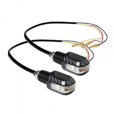 LAMPA ΑΝΤΙΒΑΡΟ ΤΙΜΟΝΙΟΥ ΜΕ ΦΛΑΣ+LED CARBON