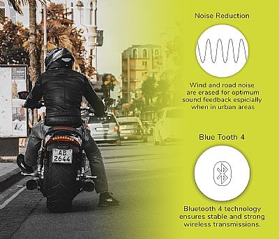 TWINS Ενδοεπικοινωνία Μονοφωνικη Bluetooth 4.0 - HF 1.0 Interphone ( Ευκολη τοποθετηση )