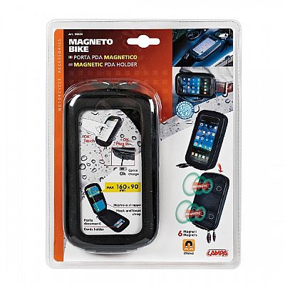 LAMPA ΑΔΙΑΒΡΟΧΗ ΒΑΣΗ ΚΑΙ ΘΗΚΗ ΜΕ 6 ΜΑΓΝΗΤΕΣ MAGNETO BIKE