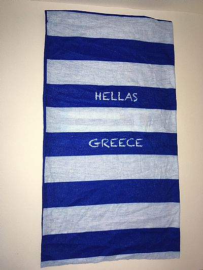 ΜΠΑΝΤΑΝΑ ΛΑΙΜΟΥ ΕΛΛΗΝΙΚΗ ΣΗΜΑΙΑ ( 2 ΟΨΕΙΣ )