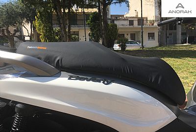ANORAK ΚΑΛΥΜΜΑ ΣΕΛΑΣ ΓΙΑ PIAGGIO BEVERLY 300 - 350cc - 100 % ΑΔΙΑΒΡΟΧΟ & ΑΝΤΙΟΛΙΣΘΗΤΙΚΟ